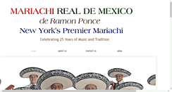 Desktop Screenshot of mariachirealdemexico.com