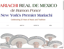 Tablet Screenshot of mariachirealdemexico.com